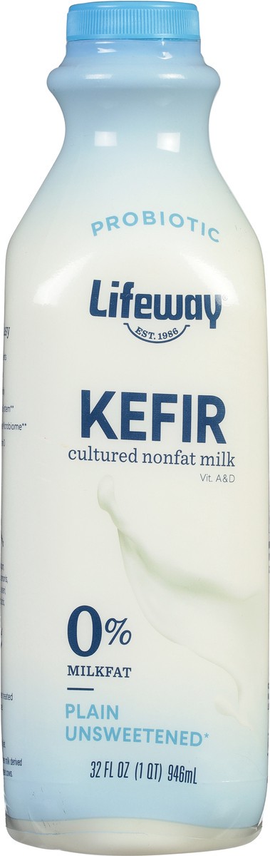 slide 2 of 9, Lifeway Plain Unsweetened Kefir 32 fl oz, 32 fl oz