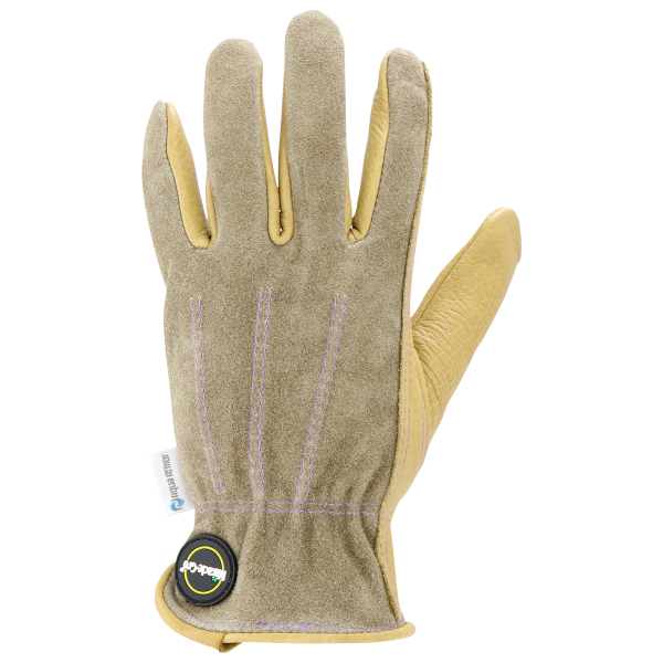 slide 2 of 9, Miracle-Gro Women's Aqua Armor Water Resistant Premium Leather Glove - Medium/Large, mediumlarge