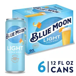 Blue Moon Light Citrus Wheat Craft Beer