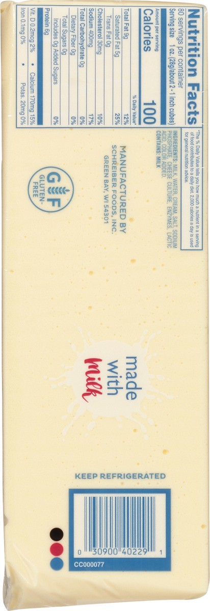 slide 3 of 14, Clearfield Cheese White American 5 lb (2.27 kg), 5 lb