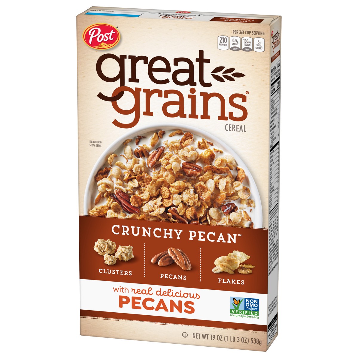 slide 3 of 8, 1/19 Post Gg Crunchy Pecan, 16 oz