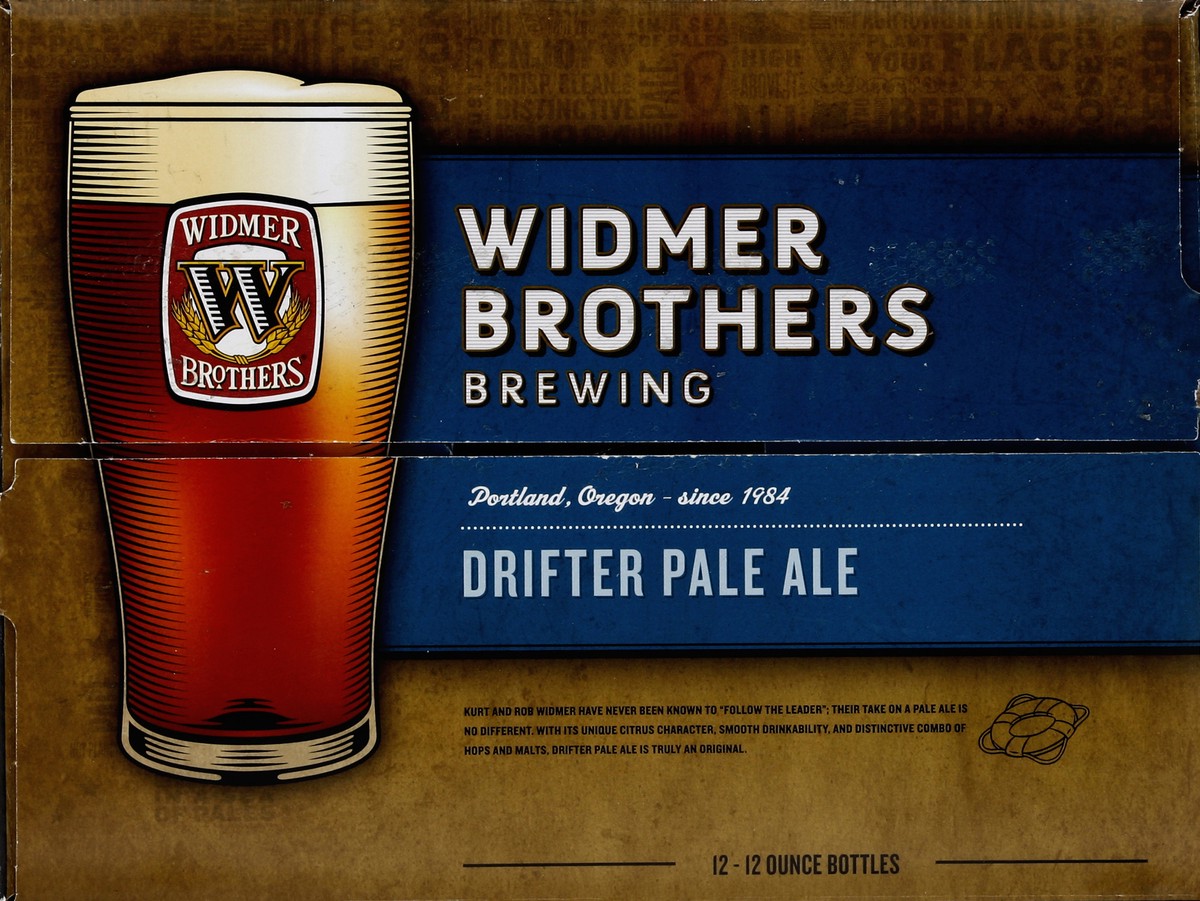 slide 2 of 6, Widmer Brothers Brewing Widmer Drifter Pale Ale Bottles, 12 ct; 12 oz