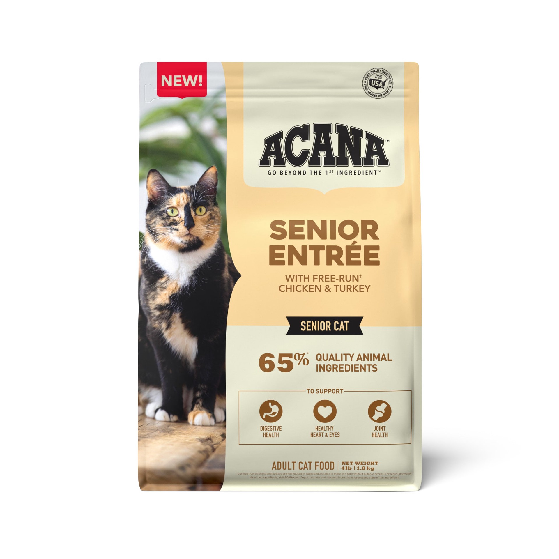 slide 1 of 5, ACANA Senior Entrée Cat 4LB, 4 lb