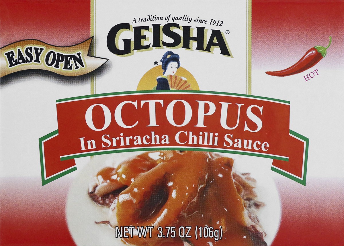 slide 8 of 13, Geisha Hot Octopus in Sriracha Chili Sauce 3.75 oz, 3.75 oz