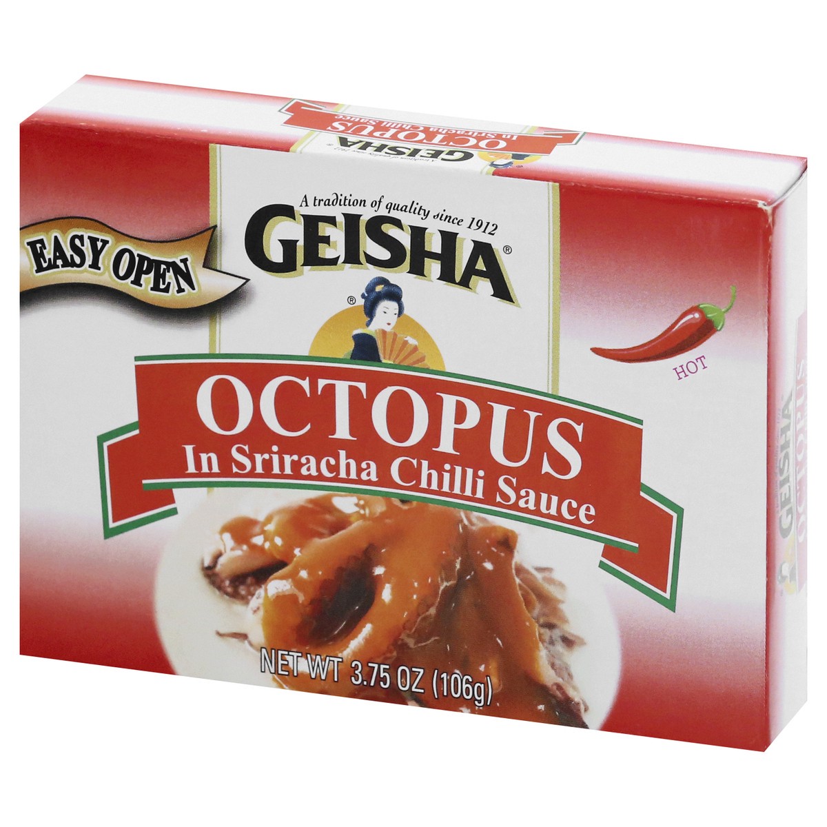 slide 3 of 13, Geisha Hot Octopus in Sriracha Chili Sauce 3.75 oz, 3.75 oz