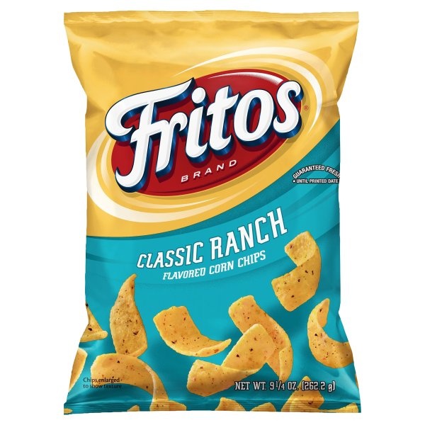 slide 1 of 3, Fritos Classic Ranch Flavored Corn Chips, 9.25 oz