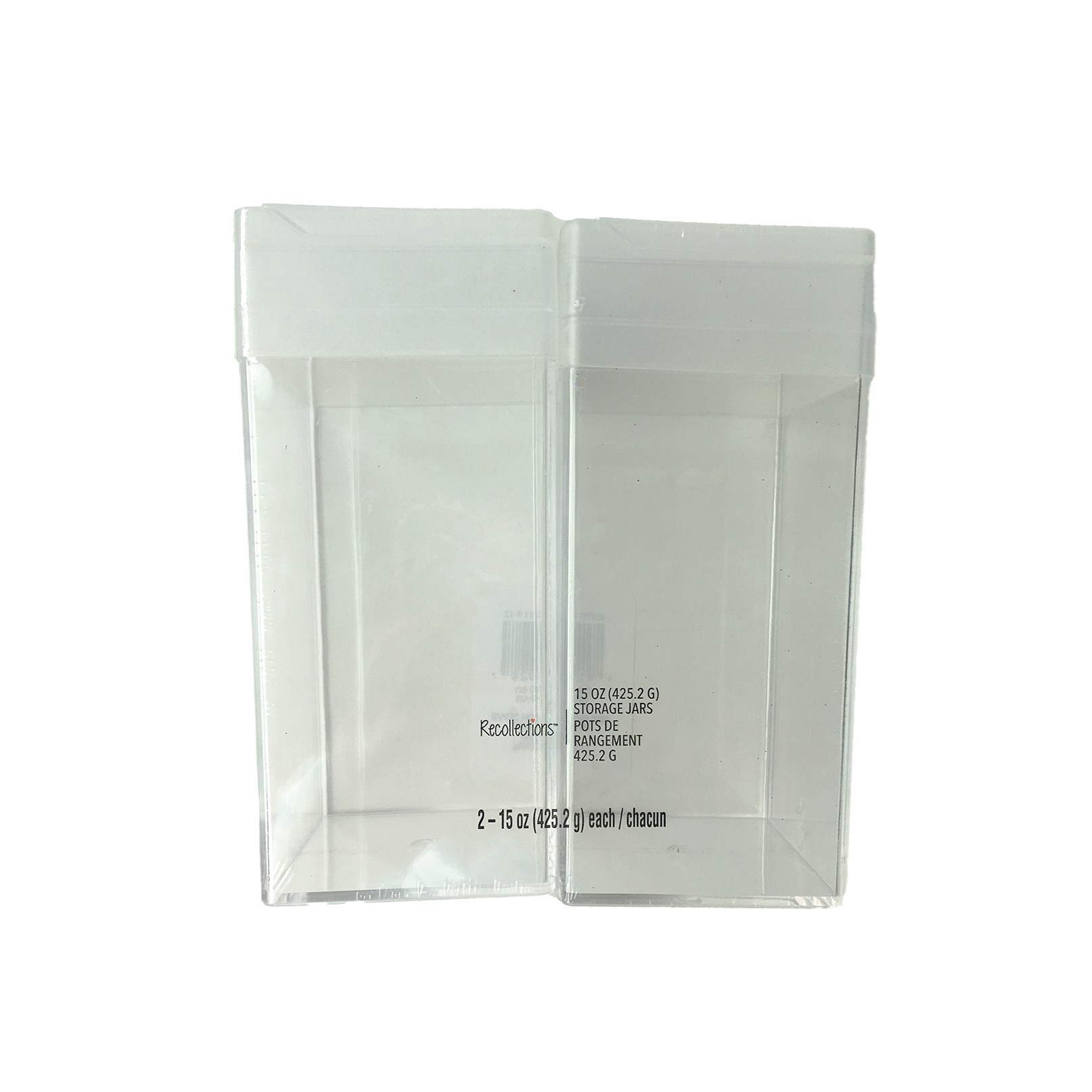 slide 2 of 4, 15oz. Storage Jars, 2ct. By Simply Tidy, 2 ct