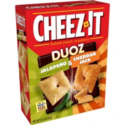 Cheez-It DUOZ Jalapeño and Cheddar Jack Baked Snack Crackers
