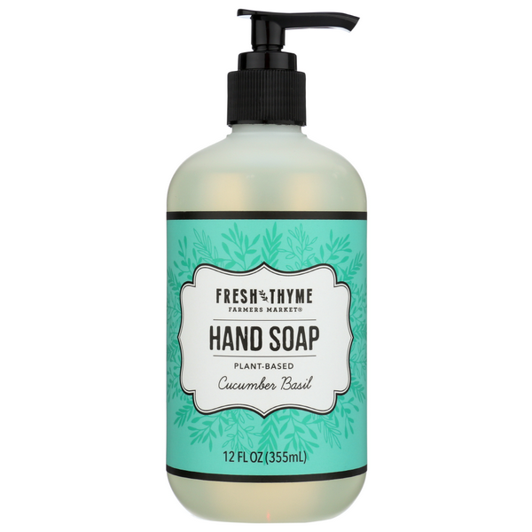 slide 1 of 1, Fresh Thyme Cucumber Basil Hand Wash, 1 ct