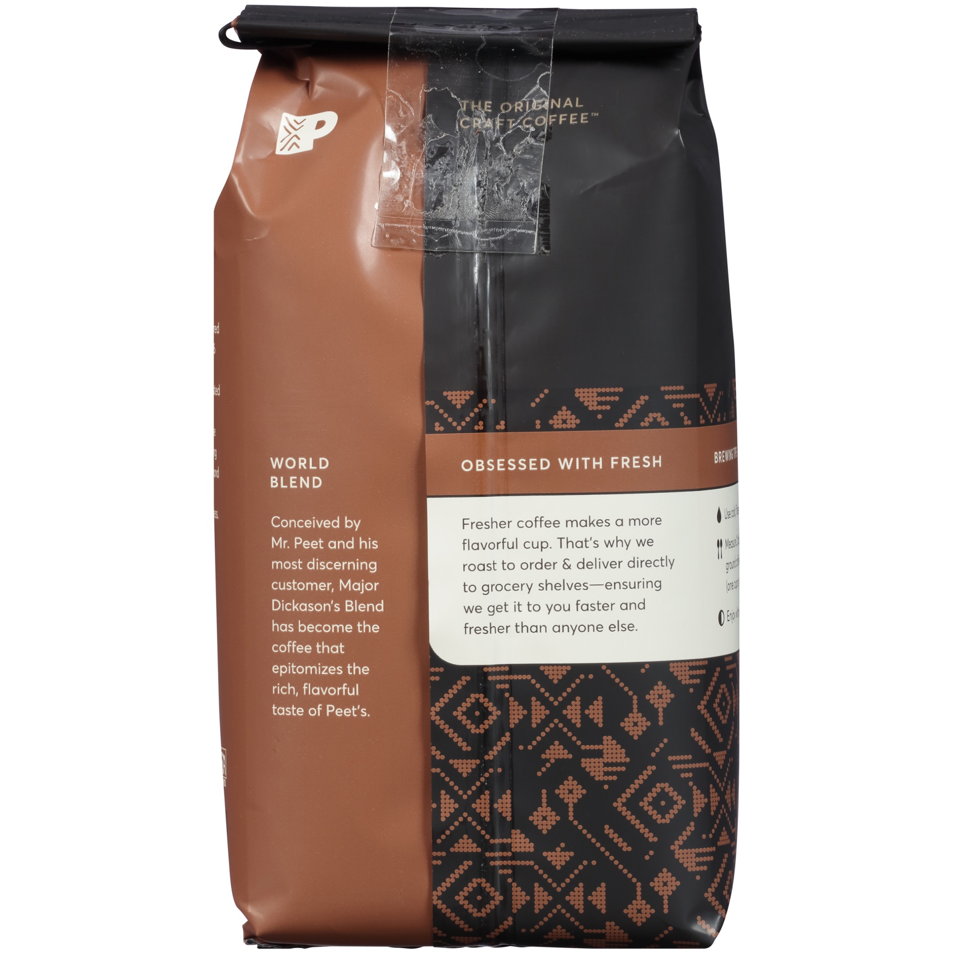 slide 6 of 6, Peet's Coffee Major Dickason's Blend Deep Roast Ground Coffee, 10.5 oz