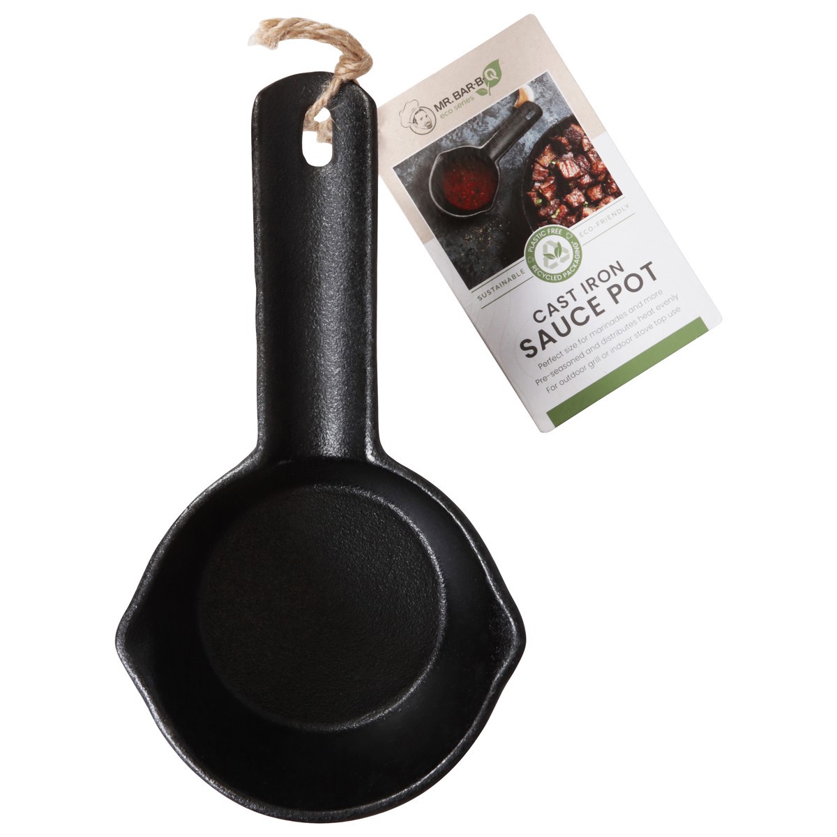 slide 4 of 4, Mr. Bar-B-Q Sus Cast Iron Sauce Pot Shirt - Each, 1 ct