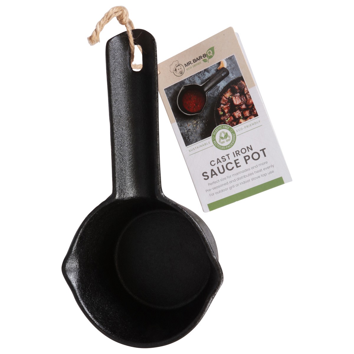 slide 2 of 4, Mr. Bar-B-Q Sus Cast Iron Sauce Pot Shirt - Each, 1 ct