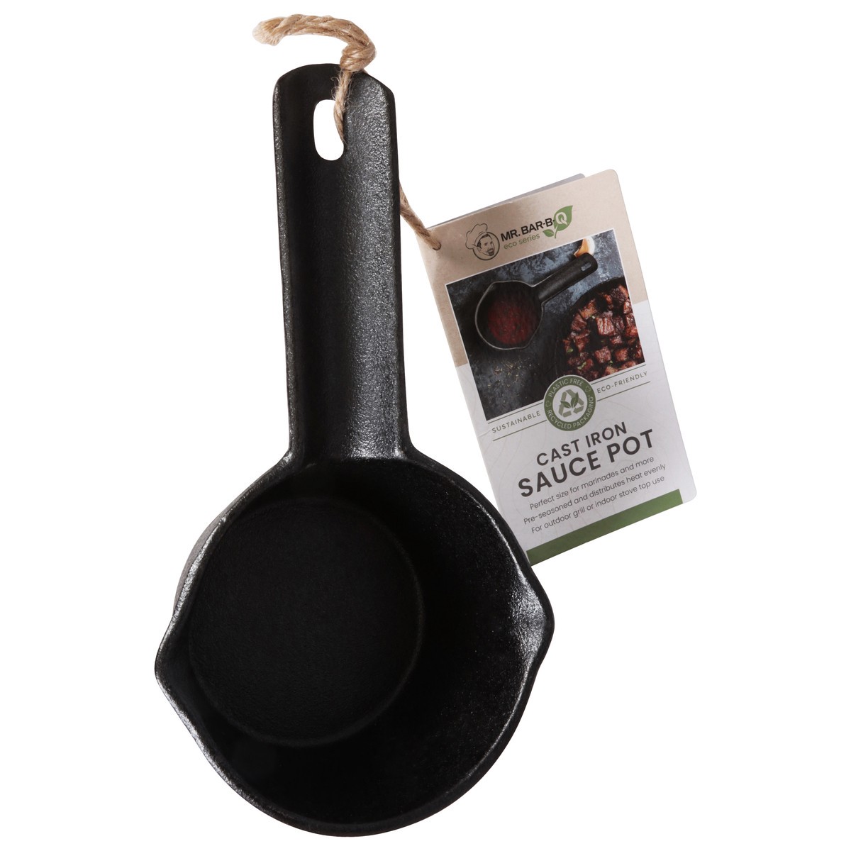 slide 3 of 4, Mr. Bar-B-Q Sus Cast Iron Sauce Pot Shirt - Each, 1 ct