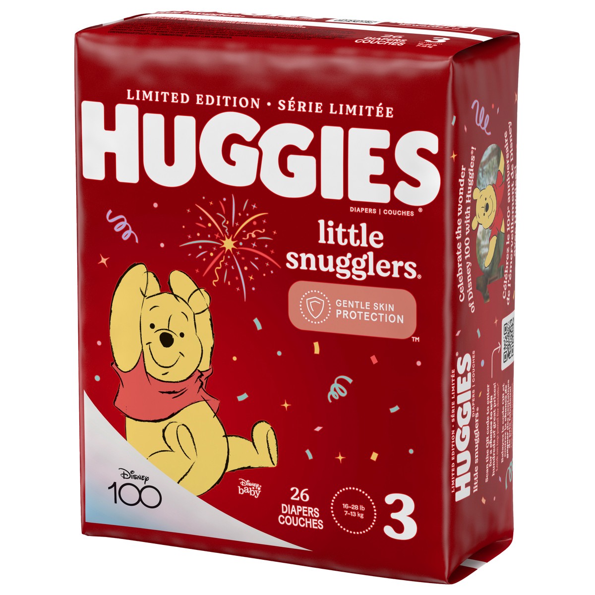 slide 7 of 9, Huggies Little Snugglers Size 3 Diapers, 26 ct