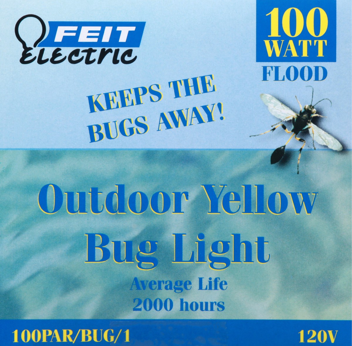 slide 3 of 11, Feit Electric 100 Watt Outdoor Yellow Flood Bug Light 1 ea, 1 ct