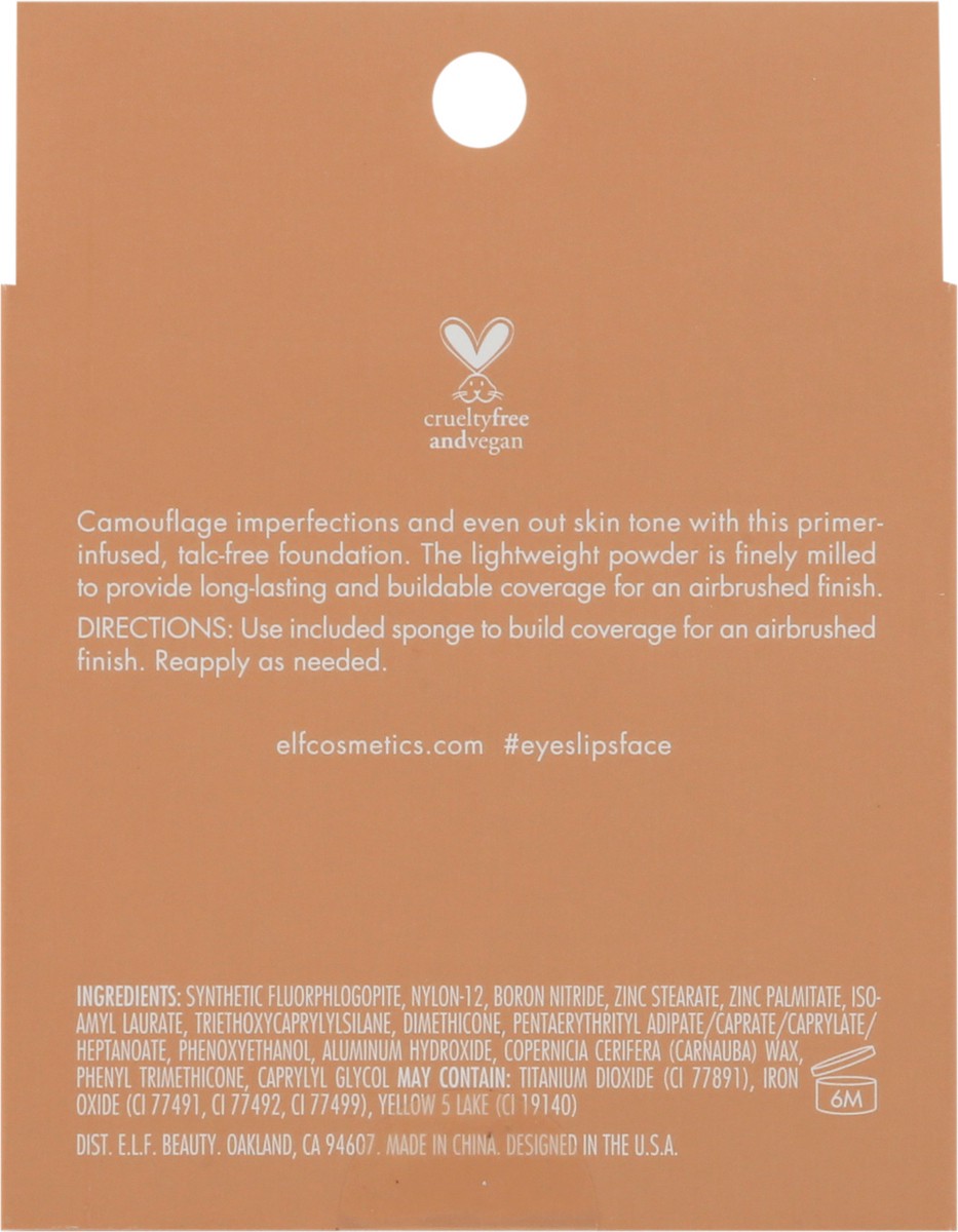 slide 5 of 9, e.l.f. Camo Medium 330 W Powder Foundation 0.28 oz, 0.28 oz
