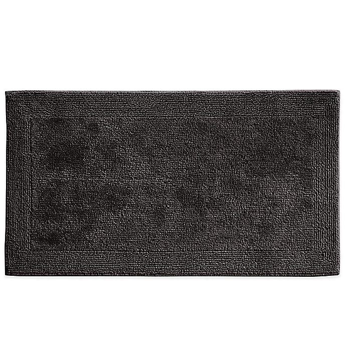 slide 1 of 1, Grund Organics Puro Bath Rug - Graphite, 1 ft 5 in x 2 ft