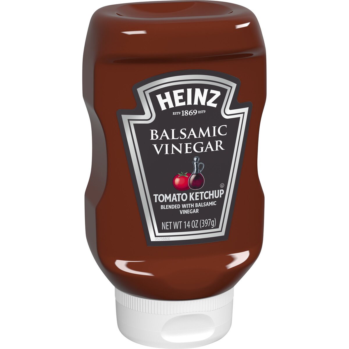 slide 2 of 8, Heinz Balsamic Vinegar Tomato Ketchup, 14 oz