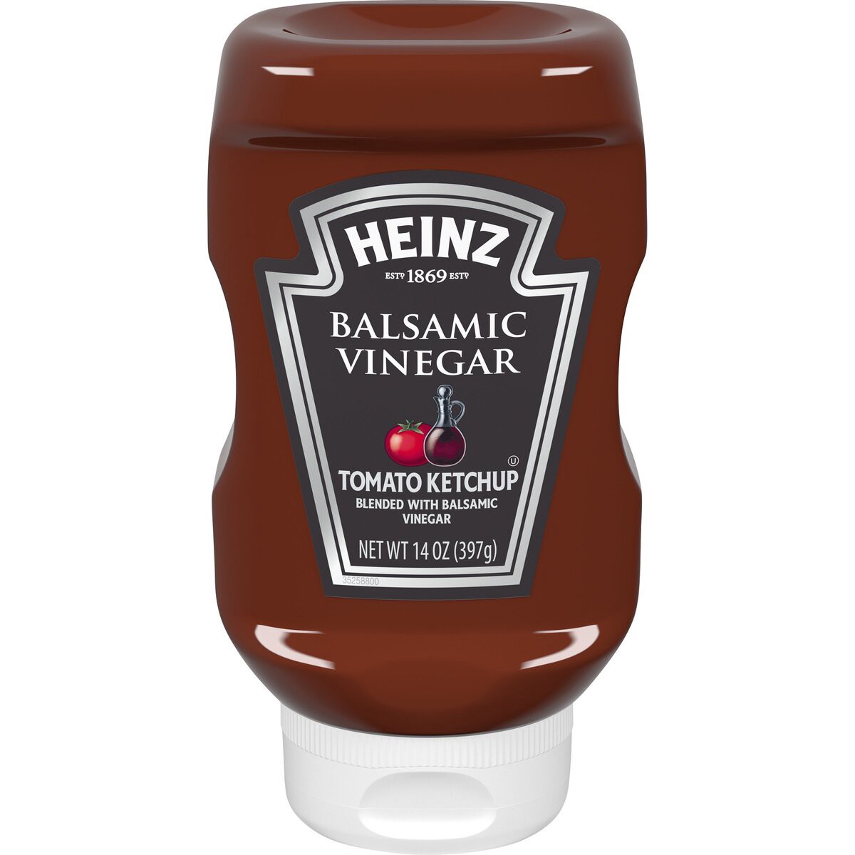 slide 1 of 8, Heinz Balsamic Vinegar Tomato Ketchup, 14 oz