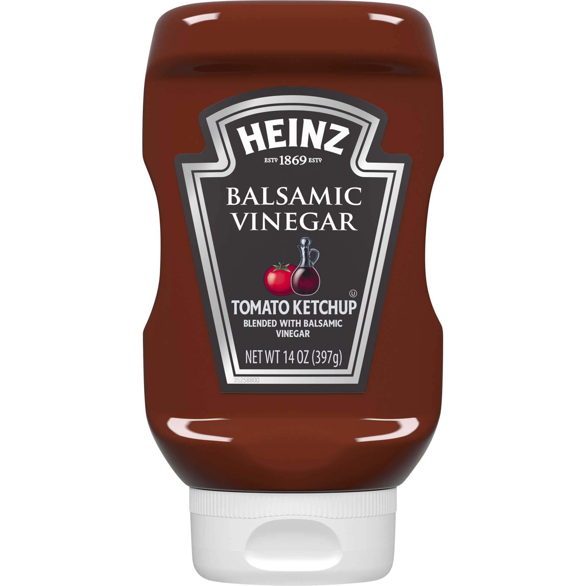 slide 1 of 1, Heinz Balsamic Vinegar Tomato Ketchup, 14 oz
