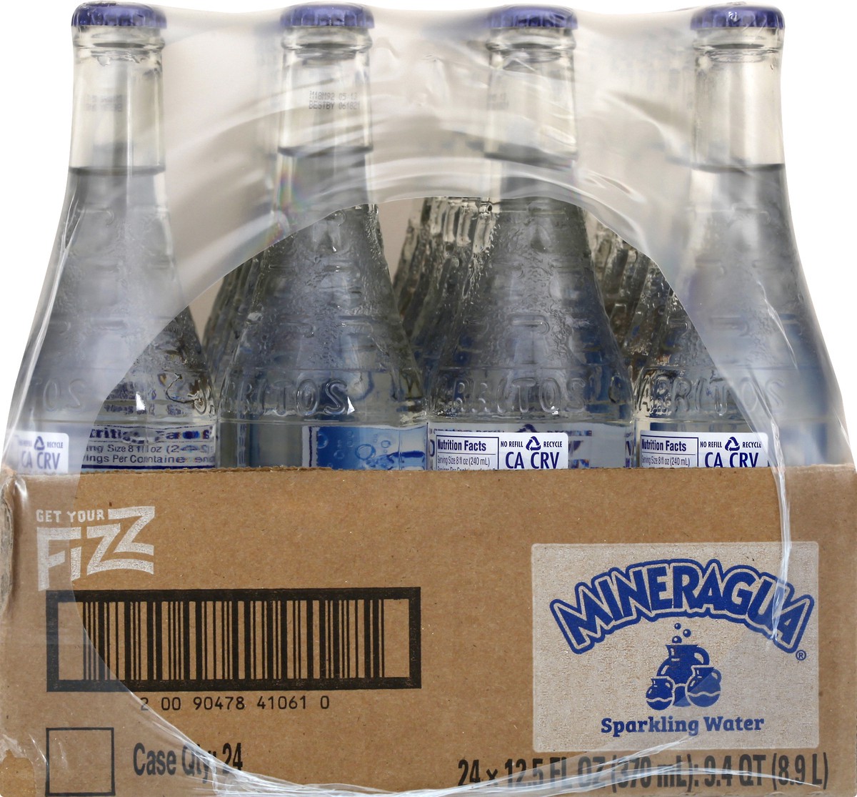slide 9 of 10, Mineragua Sparkling Water - 24 ct, 24 ct; 12.5 oz