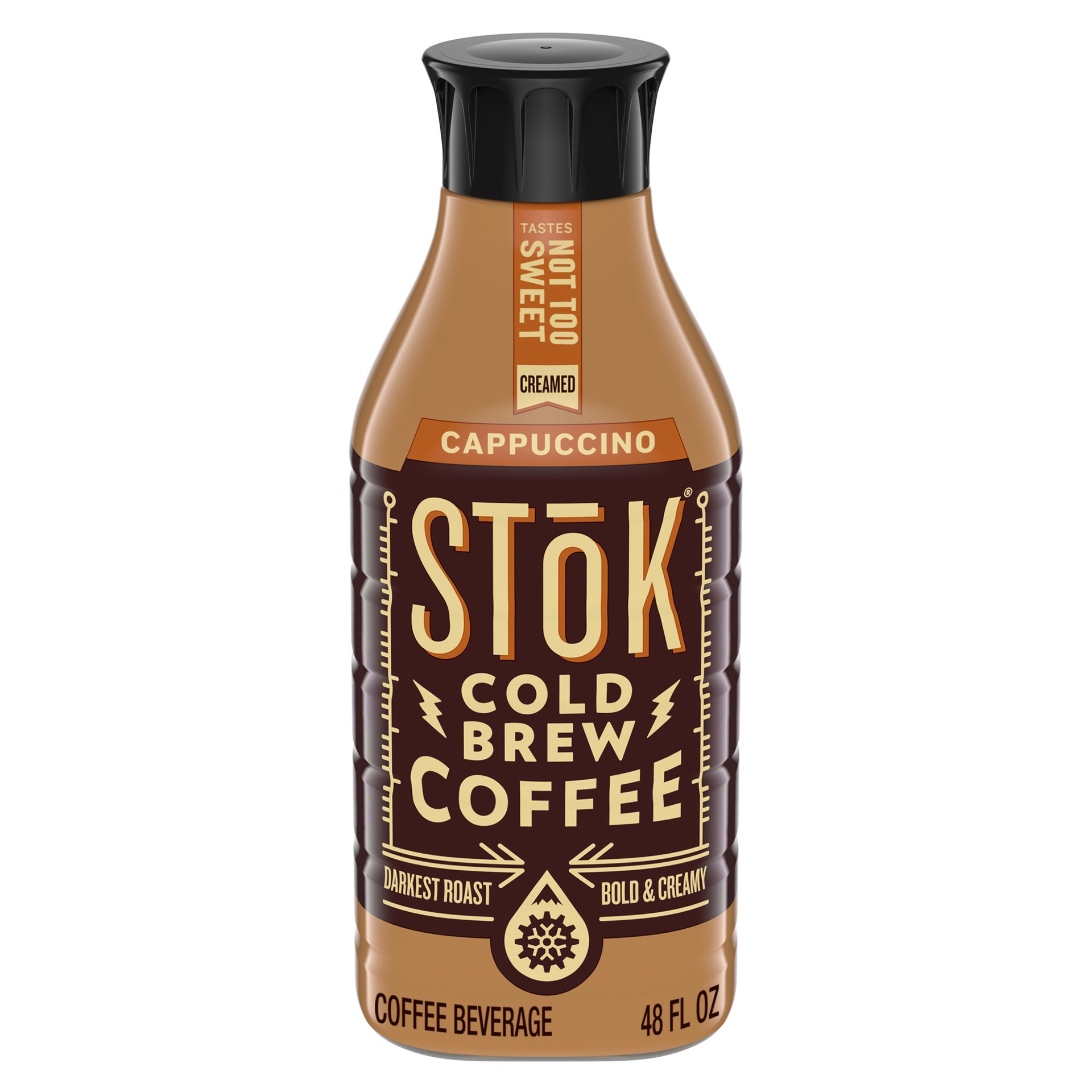 slide 1 of 7, STōK Cold Brew Coffee, Cappuccino, Creamed Coffee- 48 oz, 48 oz