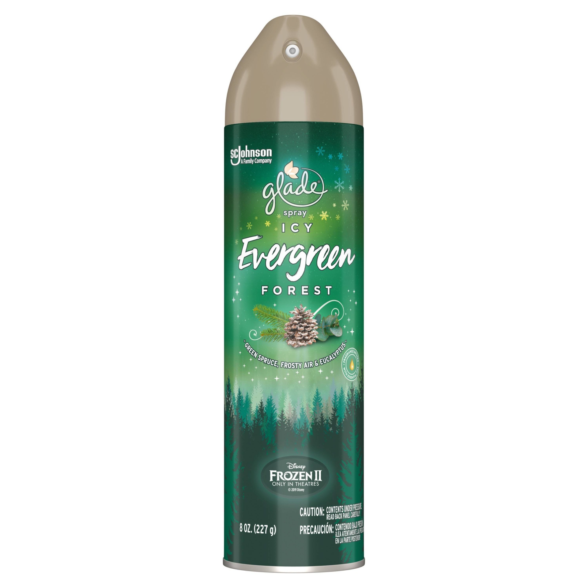 slide 1 of 1, Glade Spray Icy Evergreen forest, 8 oz