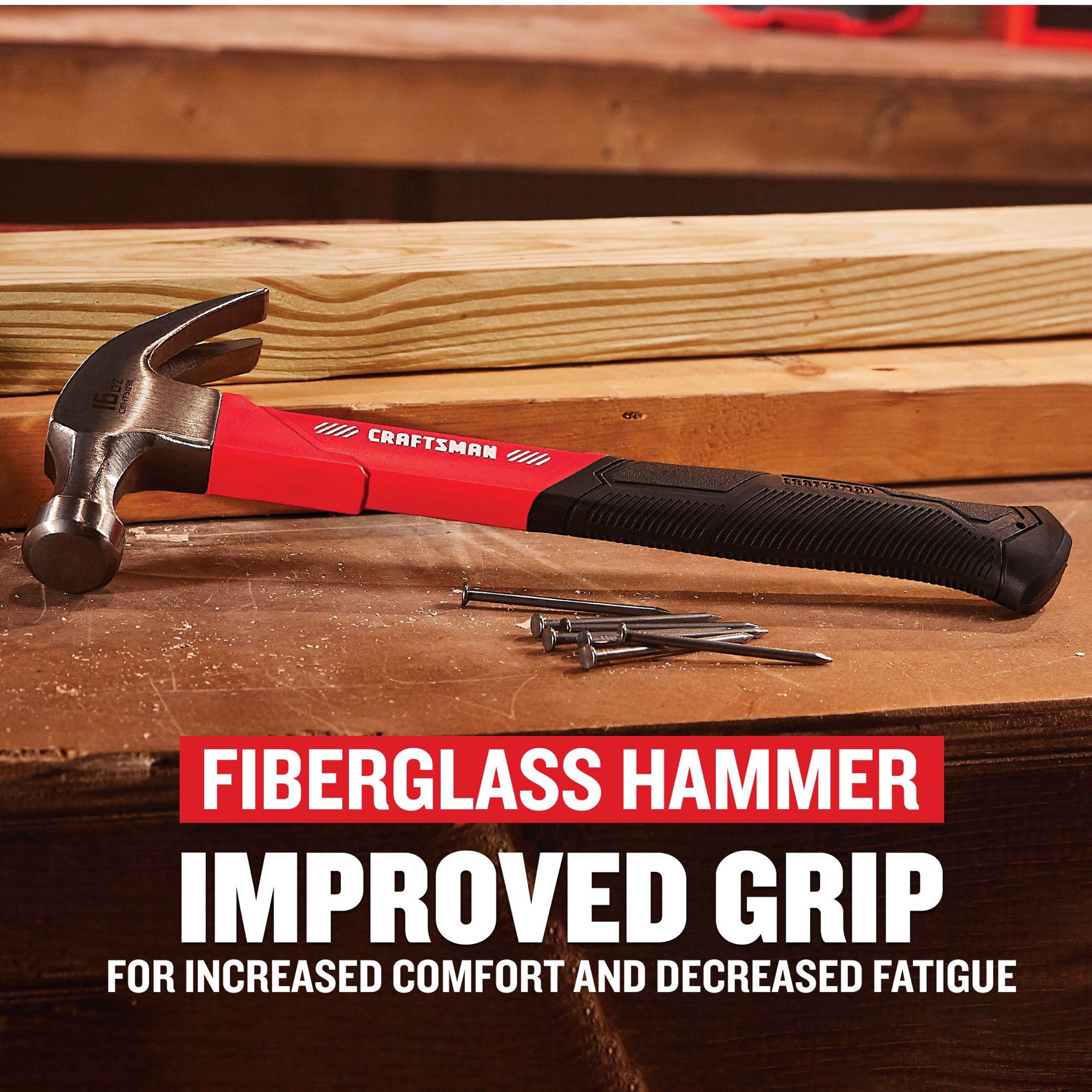 slide 4 of 6, Craftsman Claw Hammer Fbgls 16Oz, 1 ct