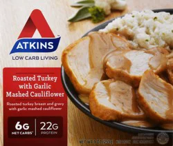 Atkins Roasted Turkey with Garlic Mashed Cauliflower