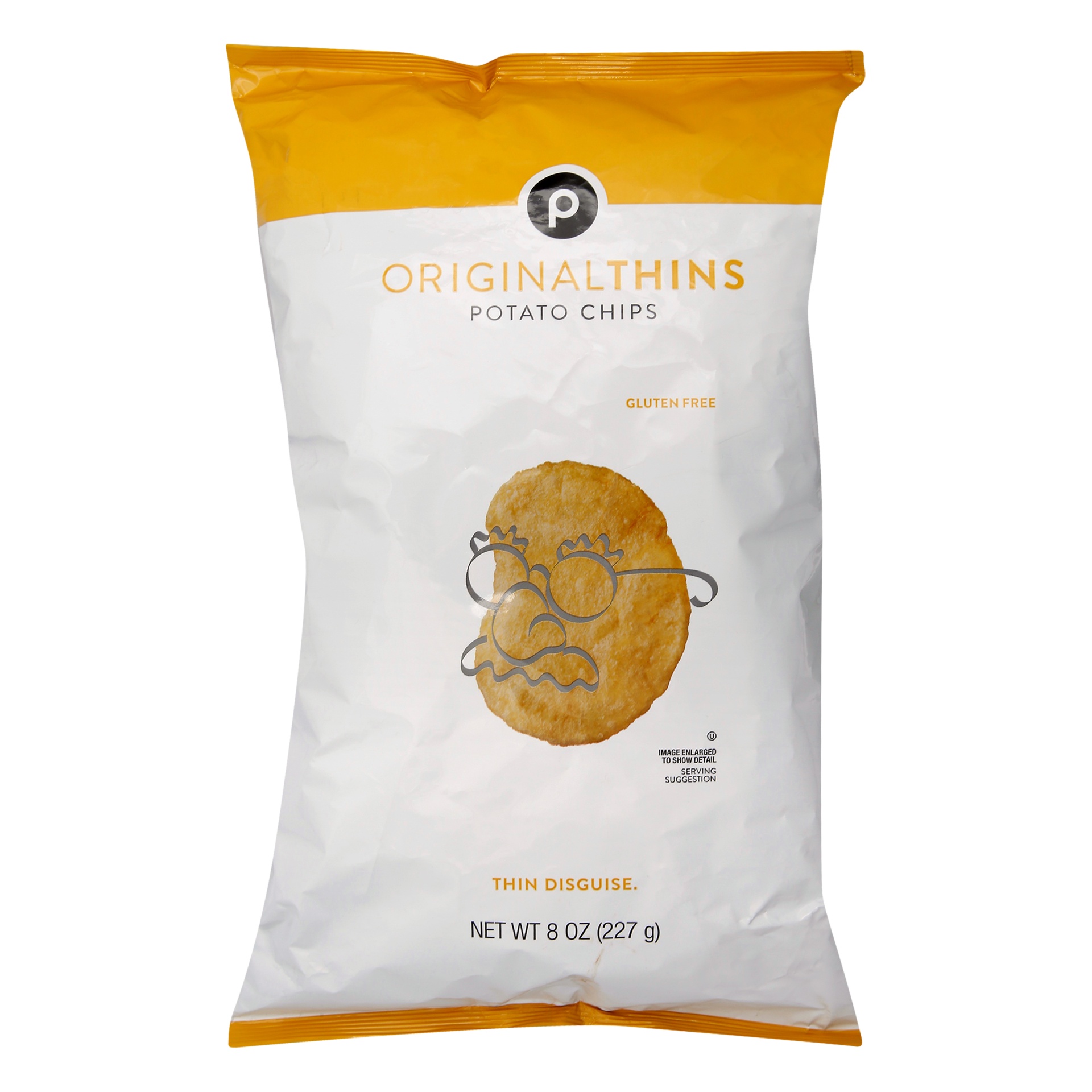 slide 1 of 1, Publix Thins Original Potato Chips - 8 oz, 8 oz