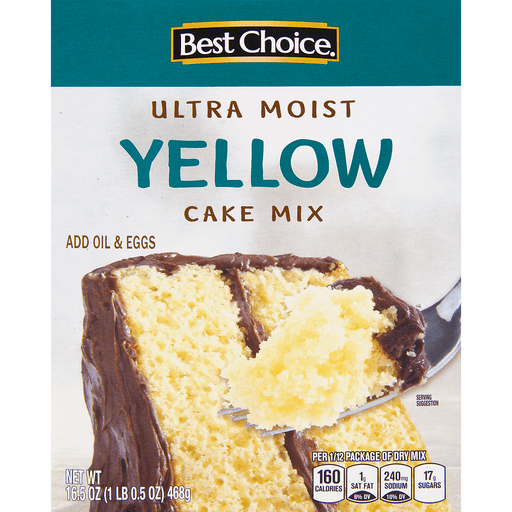 slide 1 of 1, Best Choice Yellow Cake Mix, 18.25 oz