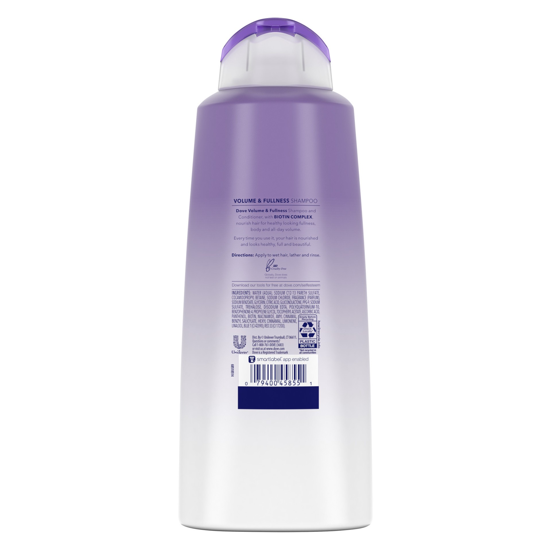 slide 2 of 6, Dove Ultra Care Shampoo Volume & Fullness, 20.4 oz, 20.4 oz