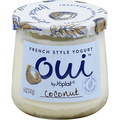 slide 2 of 2, Oui Yoplait Coconut Flavored French Style Yogurt, 5 oz