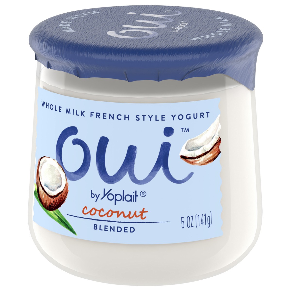 slide 4 of 9, Oui Yoplait Coconut Flavored French Style Yogurt, 5 oz