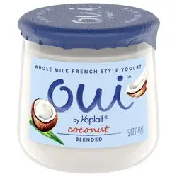 Oui Yoplait Coconut Flavored French Style Yogurt