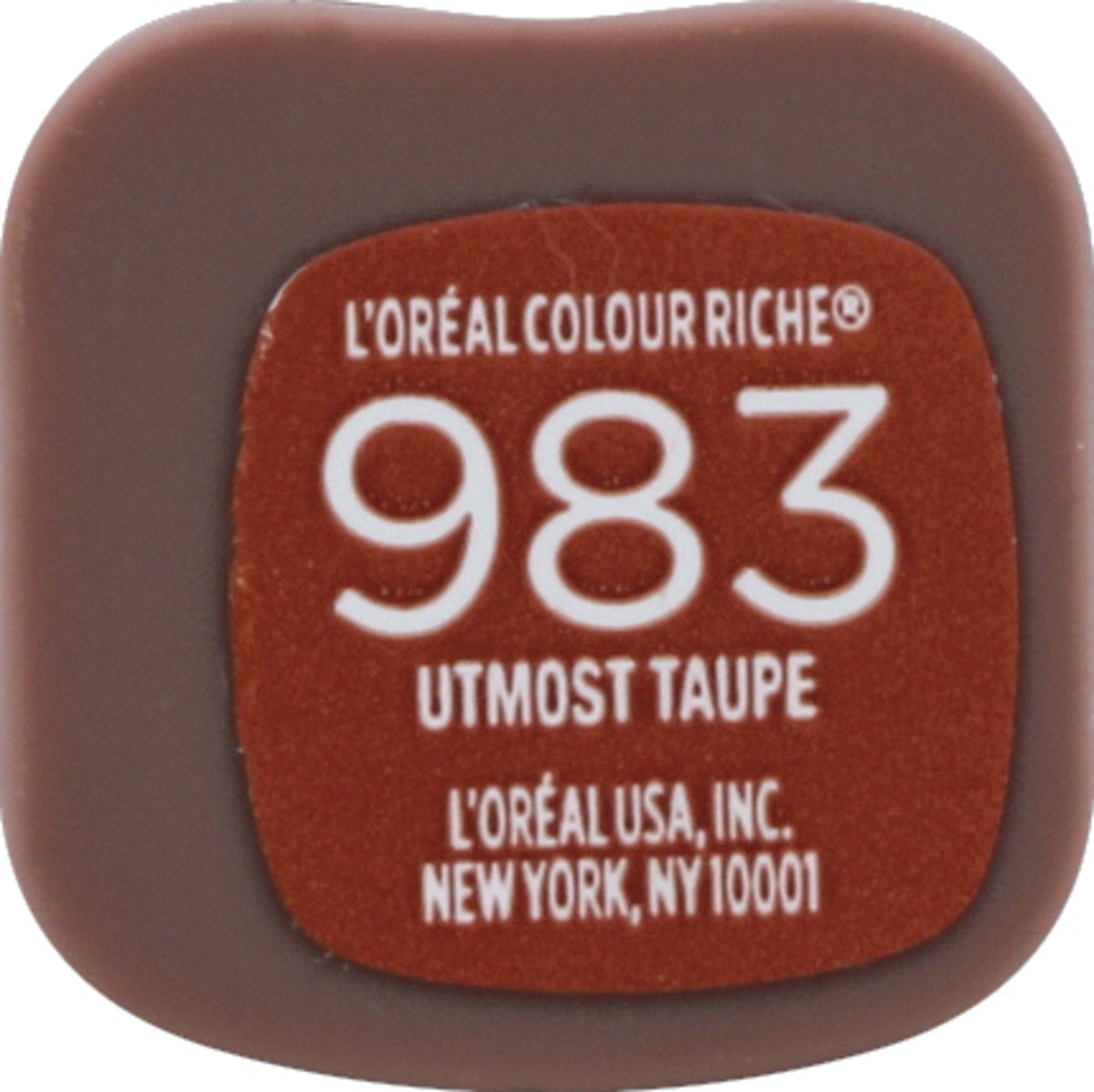 slide 2 of 3, L'Oréal Paris Colour Riche Ultra Matte Highly Pigmented Nude Lipstick, Utmost Taupe, 0.13 oz