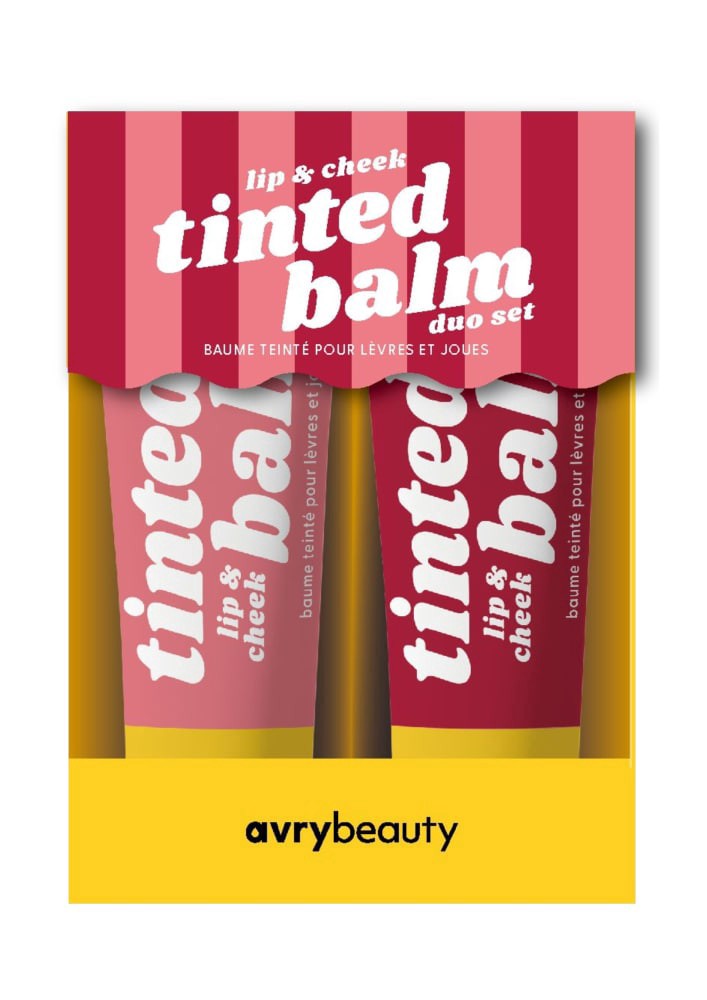 slide 1 of 1, Avry Tinted Lip & Cheek Balm - Cherry Duo, 2 ct