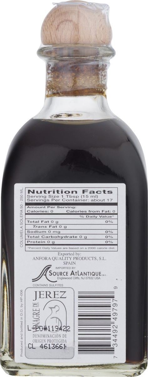 slide 2 of 9, Columela Vinegar - 50-Year Sherry, 8.33 oz