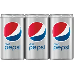 Pepsi Diet Pepsi Mini-Cans - 6 ct; 7.5 fl oz