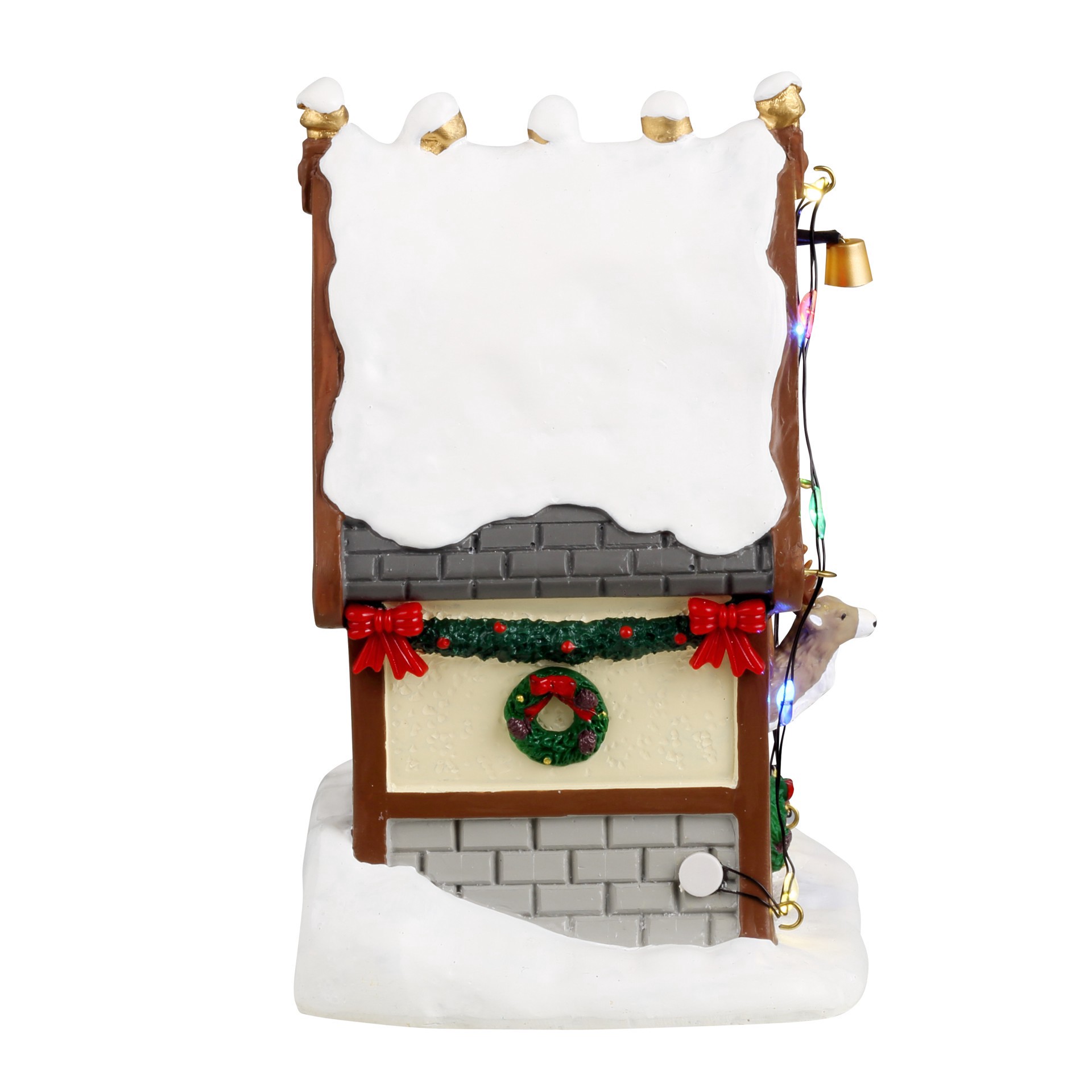 slide 2 of 4, Lemax Santa's Wonderland Donner's Den, 5.39 in x 4.02 in x 3.43 in