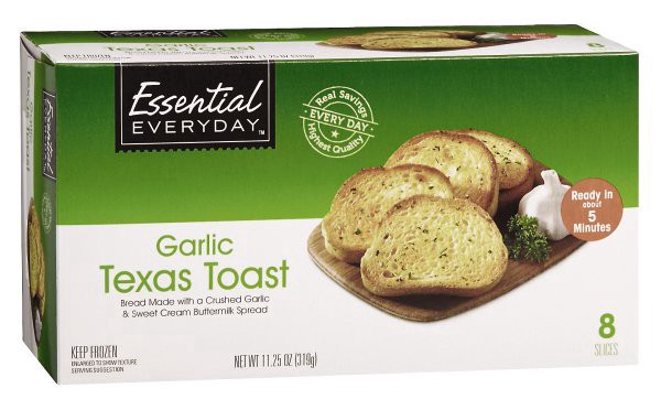 slide 1 of 1, Essential Everyday Eed Garlic Texas Toast, 11.25 oz