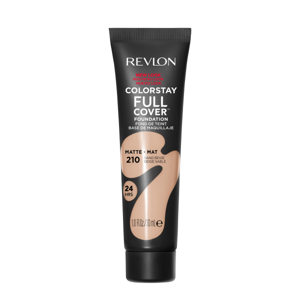 slide 7 of 17, Revlon ColorStay Full Cover Foundation Sand Beige, 1 ct