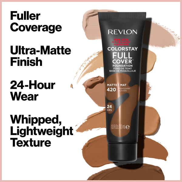 slide 12 of 17, Revlon ColorStay Full Cover Foundation Sand Beige, 1 ct