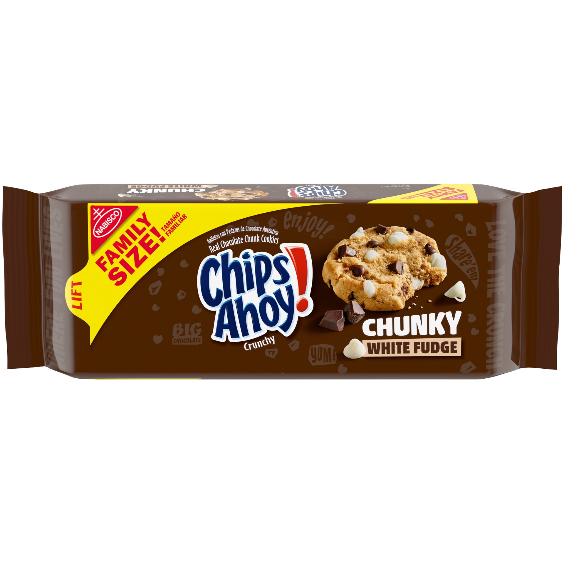 slide 1 of 1, Chips Ahoy! White Fudge Chunky Cookies, 18 oz