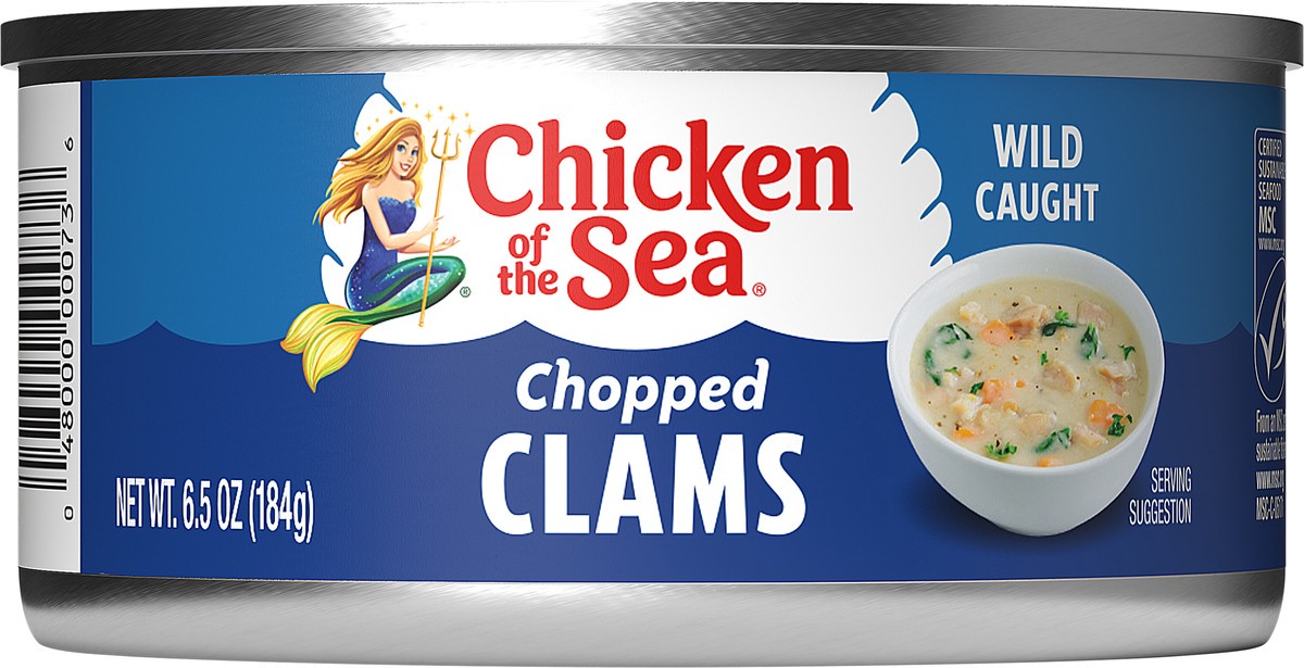 slide 3 of 4, Chicken of the Sea Chopped Clams, 6 oz