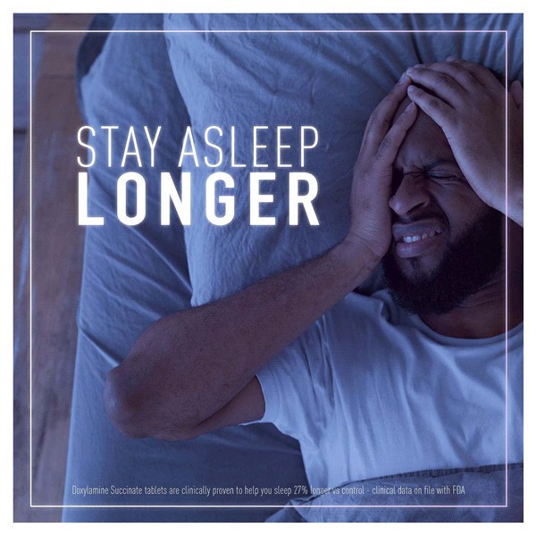 slide 2 of 25, Meijer Doxy Succinate Sleep Aid Tablets 24S, 1 ct