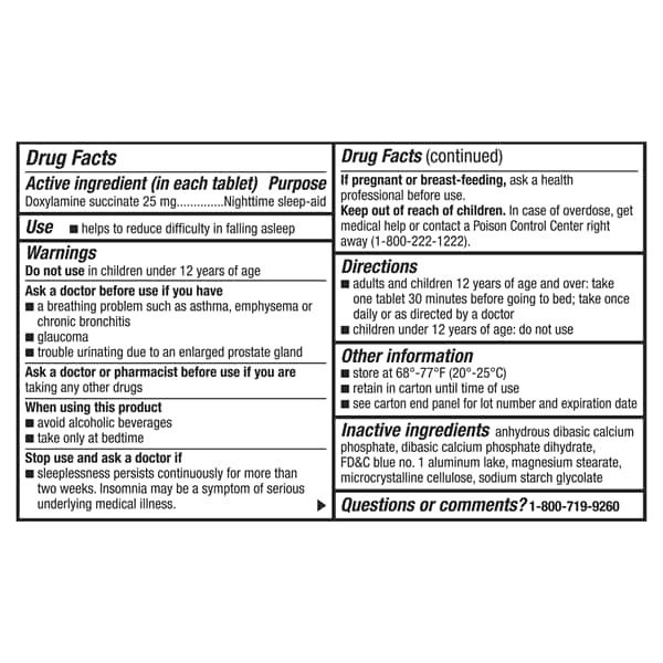 slide 3 of 25, Meijer Doxy Succinate Sleep Aid Tablets 24S, 1 ct