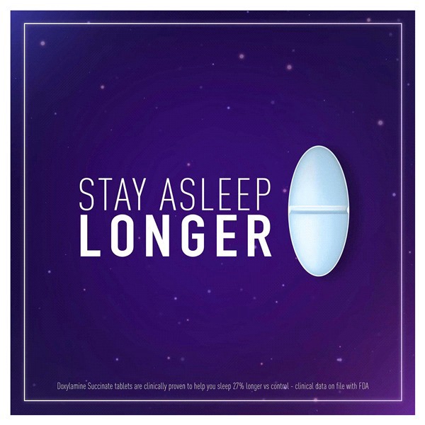 slide 8 of 25, Meijer Doxy Succinate Sleep Aid Tablets 24S, 1 ct