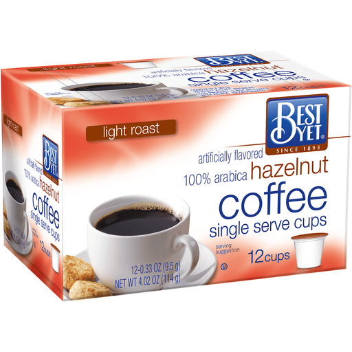 slide 1 of 1, Best Yet Hazelnut Coffee K-Cups - 12 ct, 12 ct