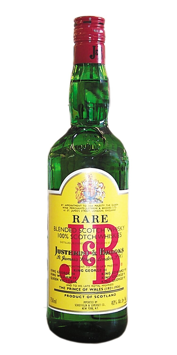 slide 1 of 1, J&B Rare Scotch, 750 ml